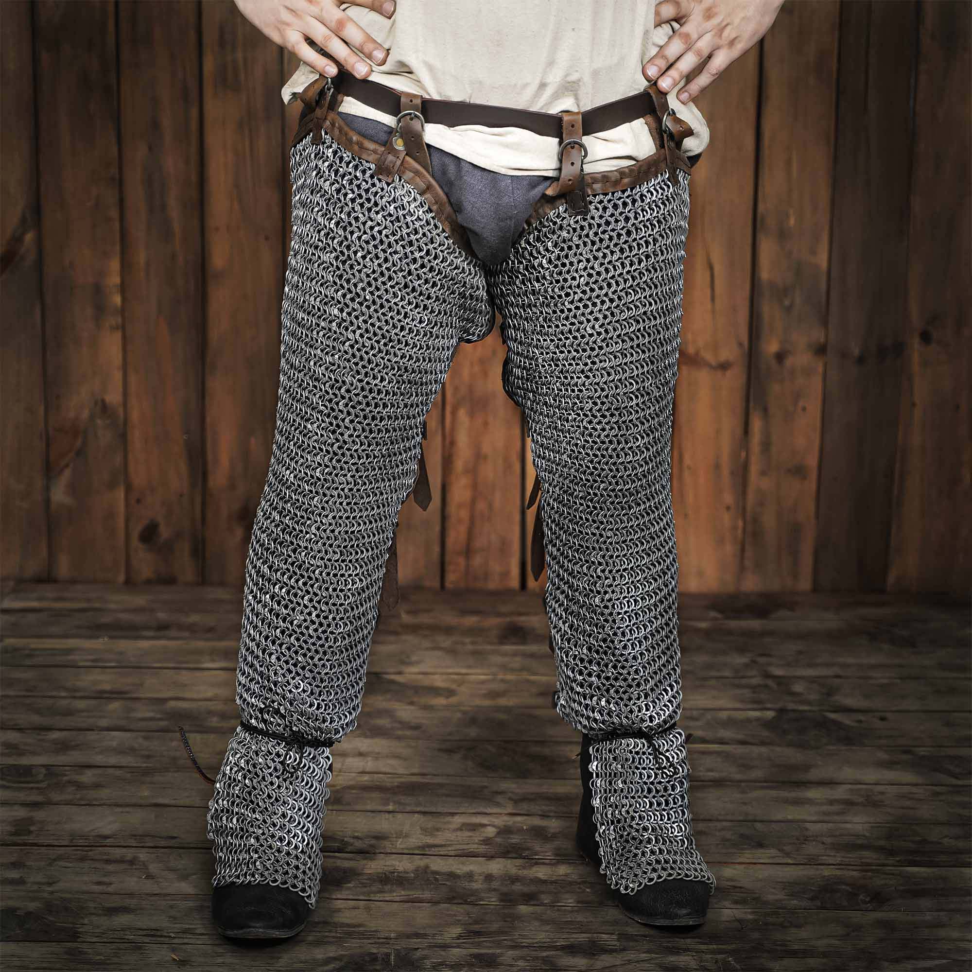 Mallas de Cota de Malla - Anillo Redondo Remachado de 10 Mm, Calibre 16, Acero Dulce - Ideal para Conjuntos de Armadura de Cuerpo Entero - Imagen 5