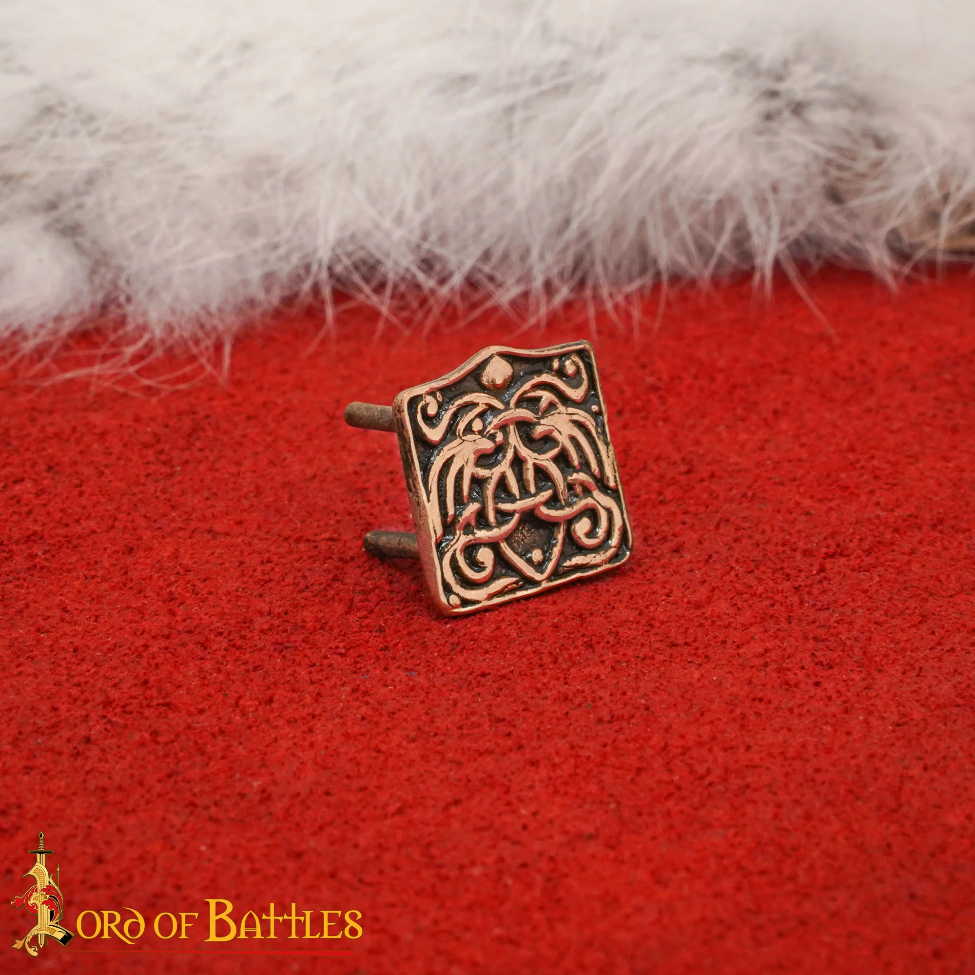 Accesorio de Fundición a la Cera Perdida para Cinturón de Bronce de la Edad Vikinga - Imagen 4