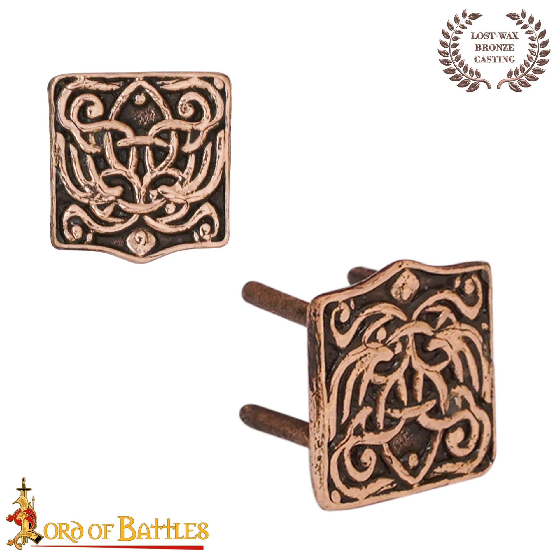 Accesorio de Fundición a la Cera Perdida para Cinturón de Bronce de la Edad Vikinga - Imagen 8