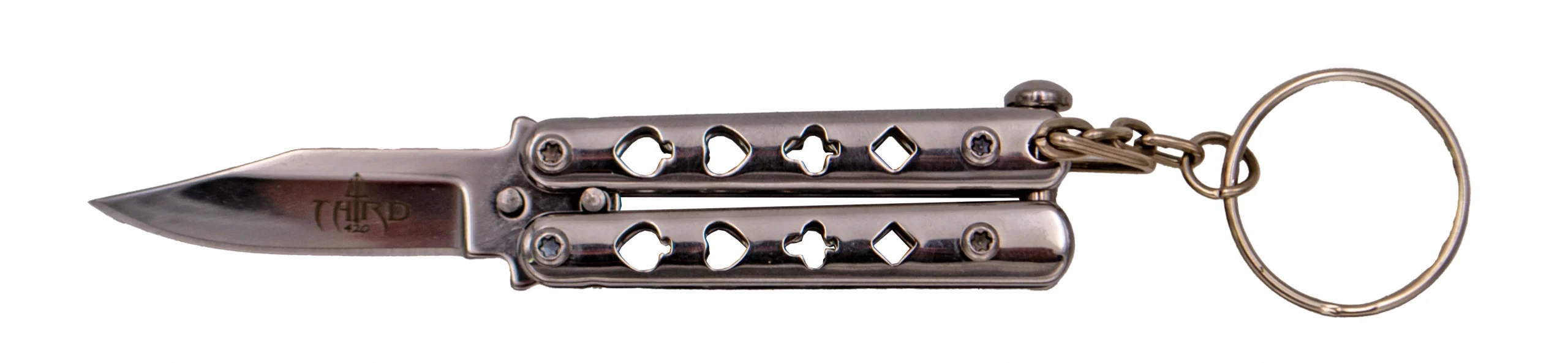 Navaja LLavero de Mariposa - Punta Drop Point - Variedad de Acabados - Imagen 3