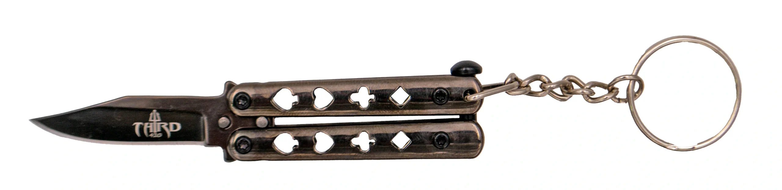 Navaja LLavero de Mariposa - Punta Drop Point - Variedad de Acabados - Imagen 7