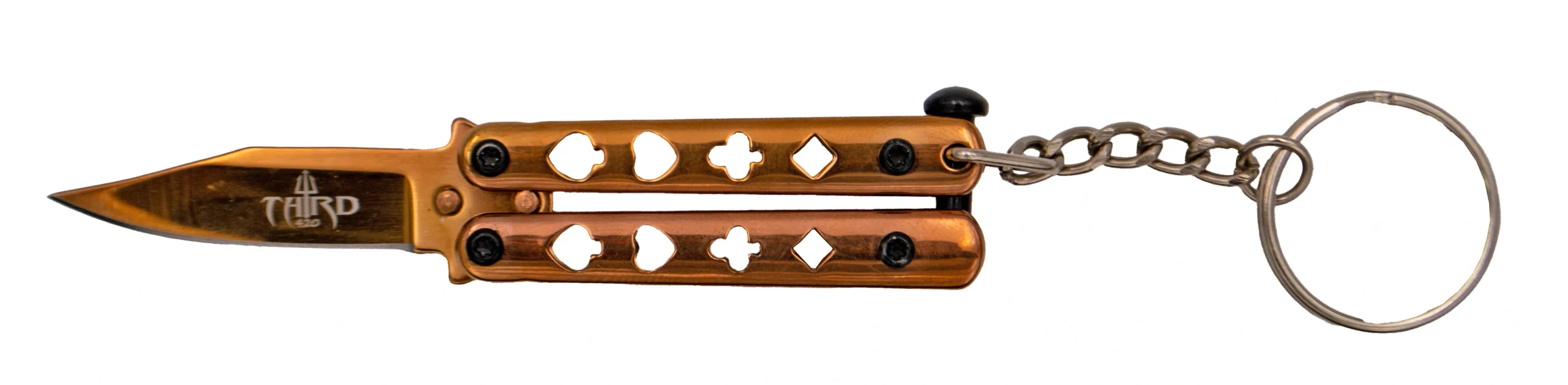 Navaja LLavero de Mariposa - Punta Drop Point - Variedad de Acabados - Imagen 5