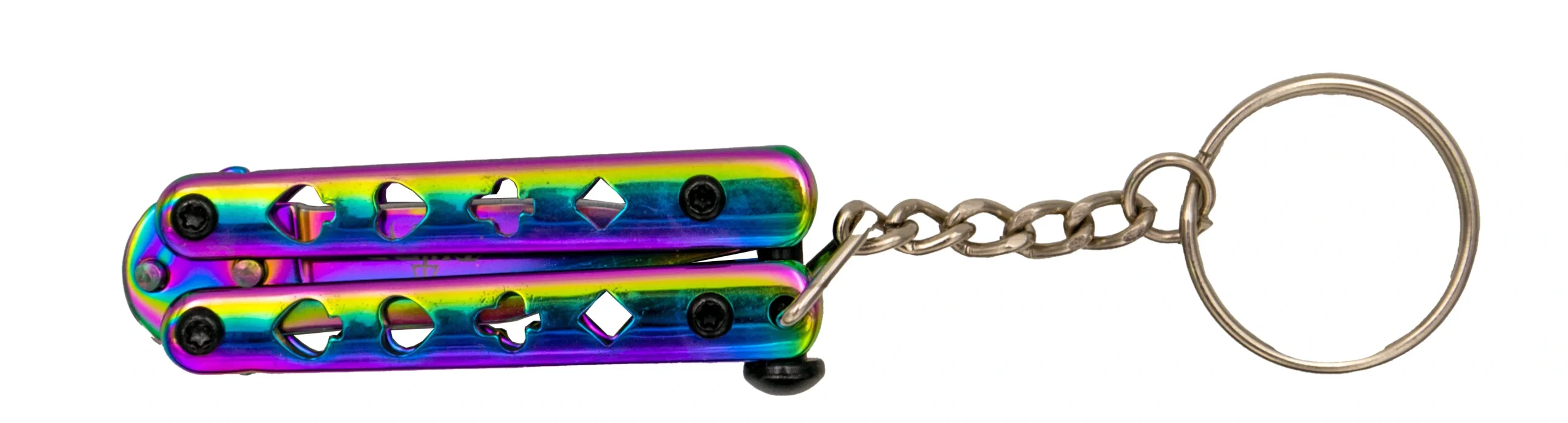 Navaja LLavero de Mariposa - Punta Drop Point - Variedad de Acabados - Imagen 2