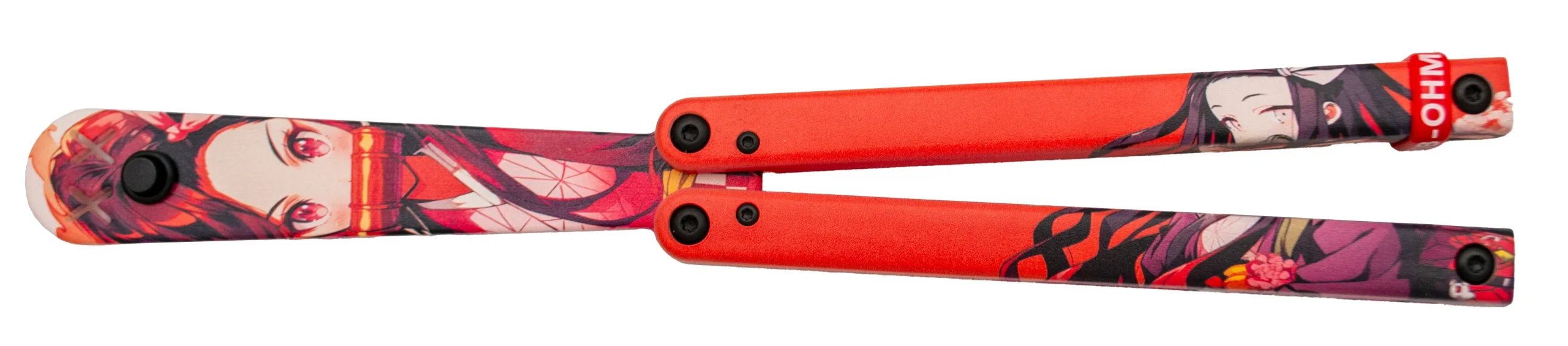 Navaja Abanico Third Práctica Nezuko Demon Slayer Hoja Plástico 11 Cm - Imagen 2