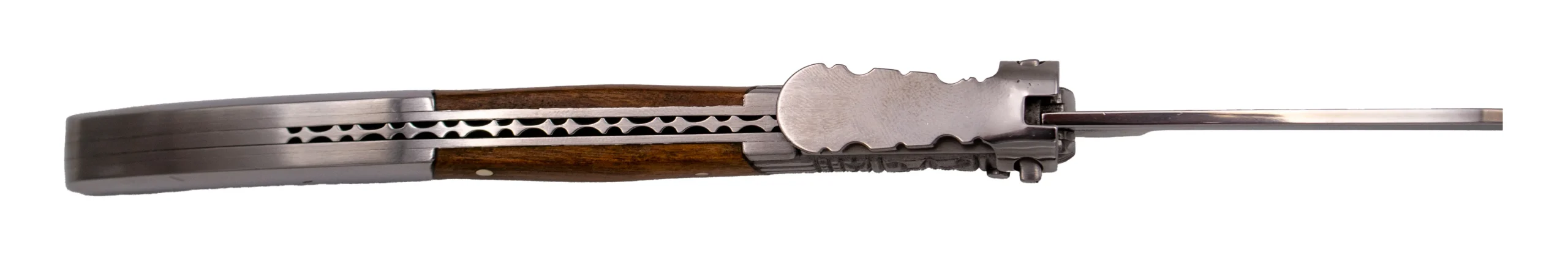 Navaja Carraca Third N50od Seda Ámbar Madera De Olivo - Imagen 2