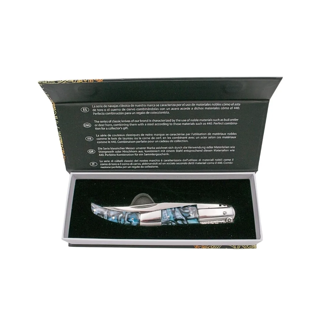 Navaja Carraca Third N53a Serie Zafiro AcrÃlico Azul - Imagen 5