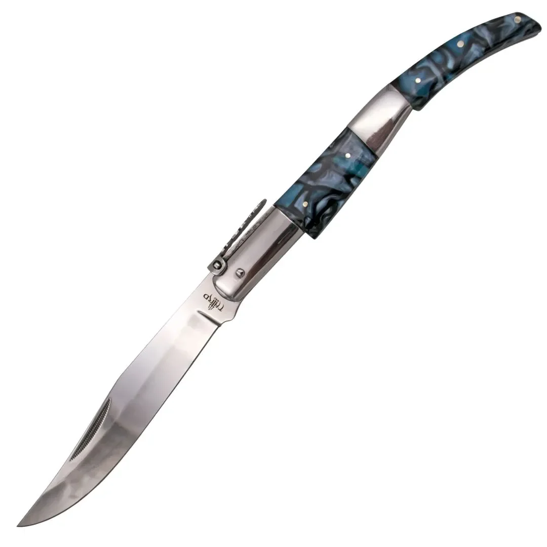 Navaja Carraca Third N55a Serie Zafiro AcrÃlico Azul - Imagen 2